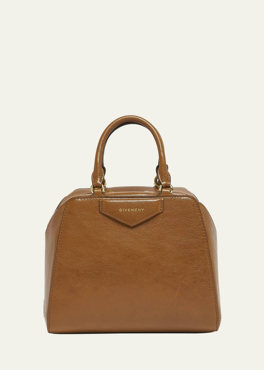 Image 1 of 1: Antigona Top-Handle Bag in Shiny Tumbled Leather