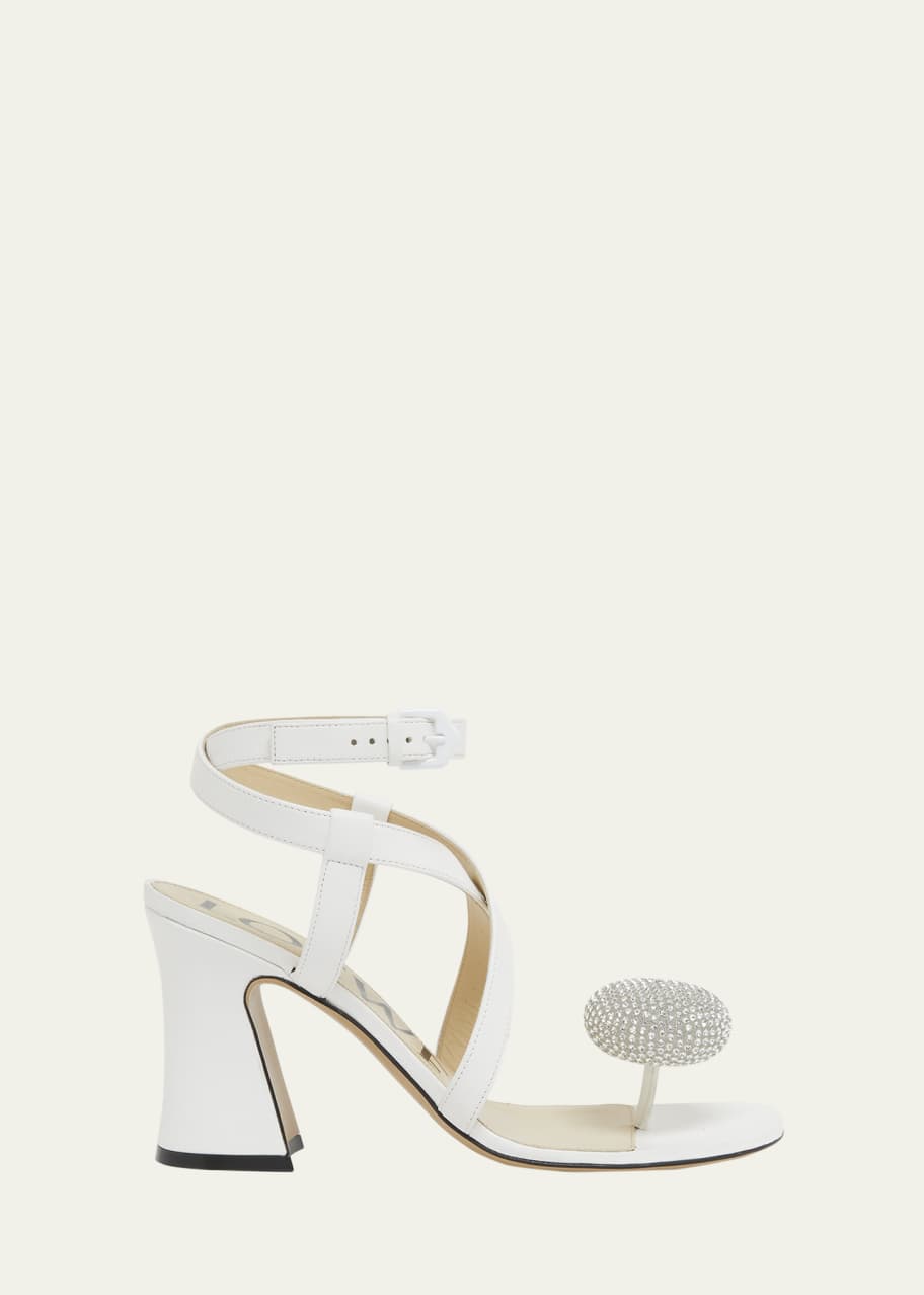Image 1 of 1: Calle Pebble Leather Sandals