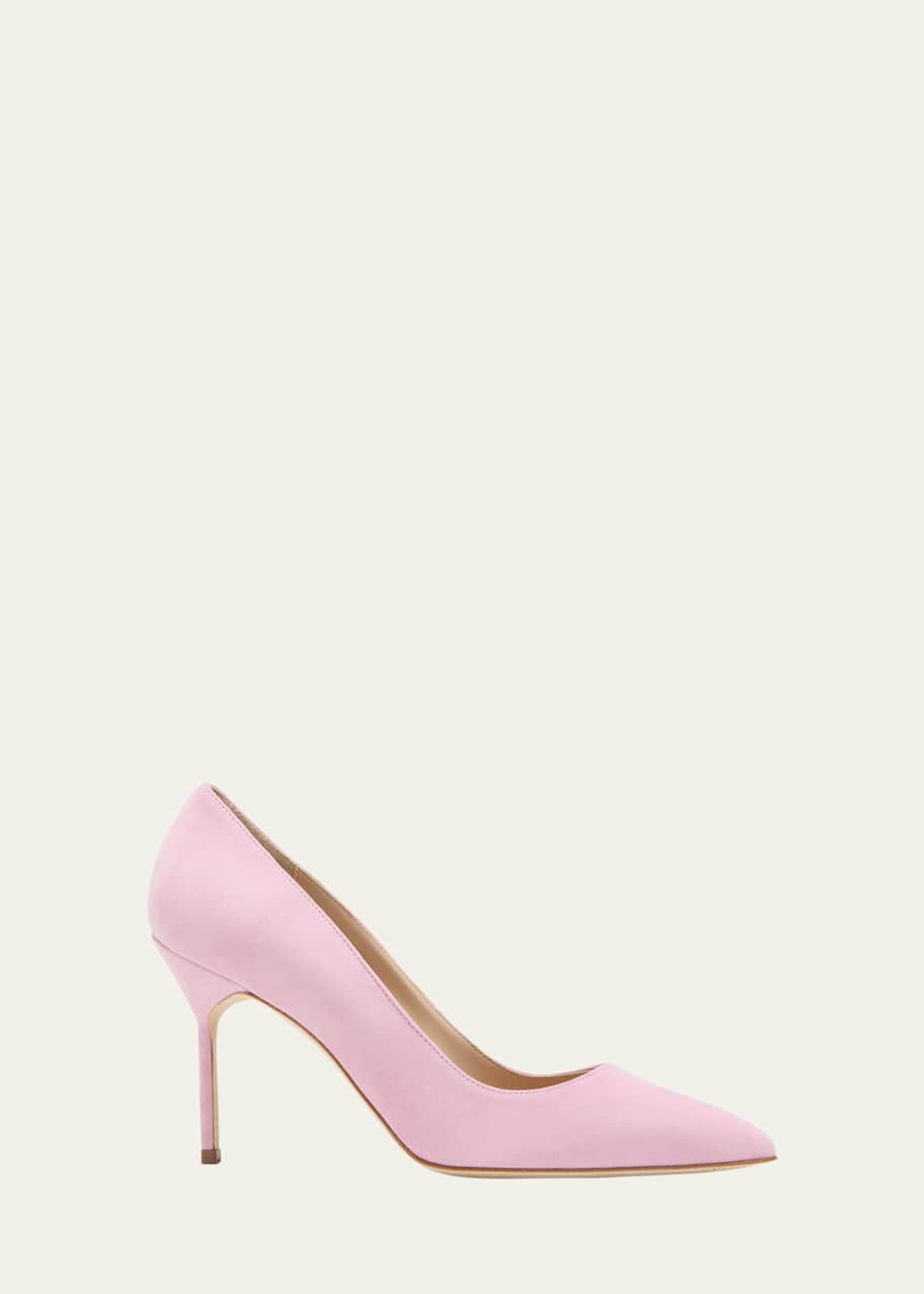 Image 1 of 1: BB Classic Suede Stiletto Pumps