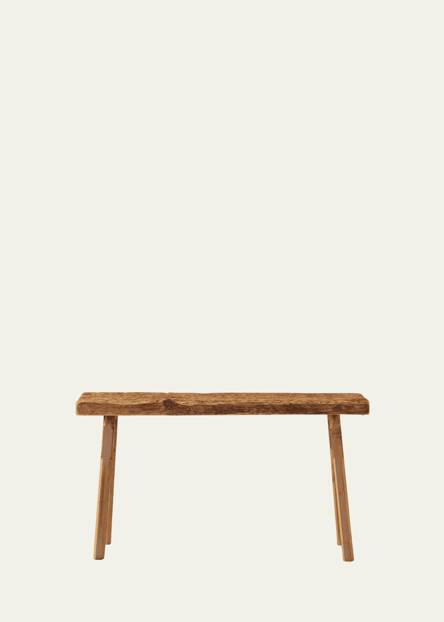 Image 1 of 1: Found Stable Pine Bench