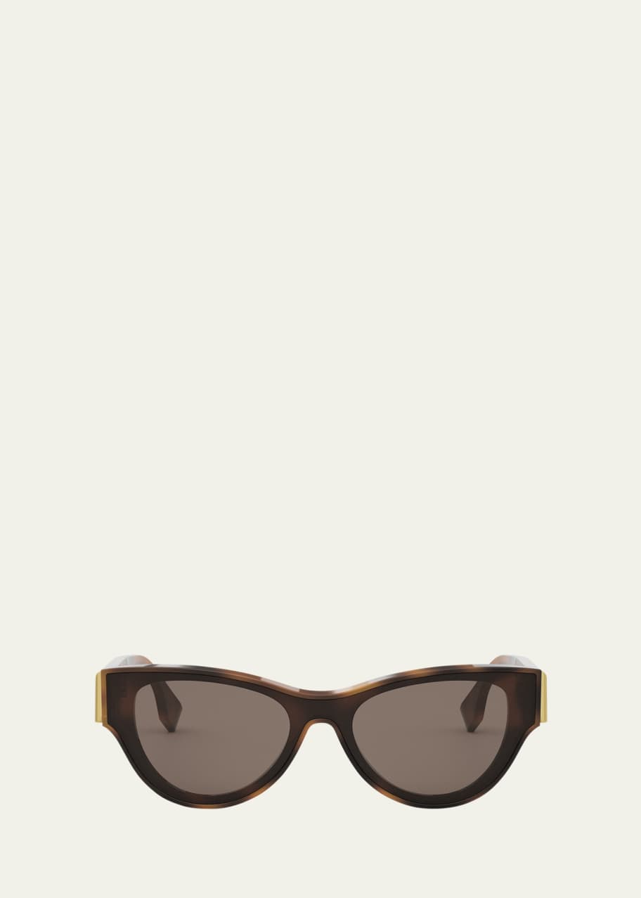 Image 1 of 1: Fendi First Acetate Cat-Eye Sunglasses