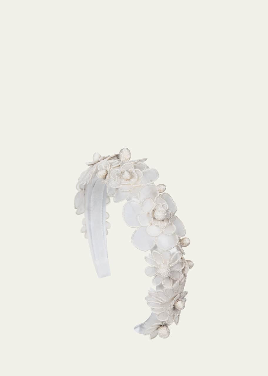 Image 1 of 1: Susanna Floral Silk Headband