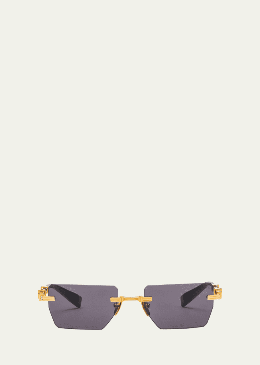 Image 1 of 1: Pierre Oval Acetate Sunglasses