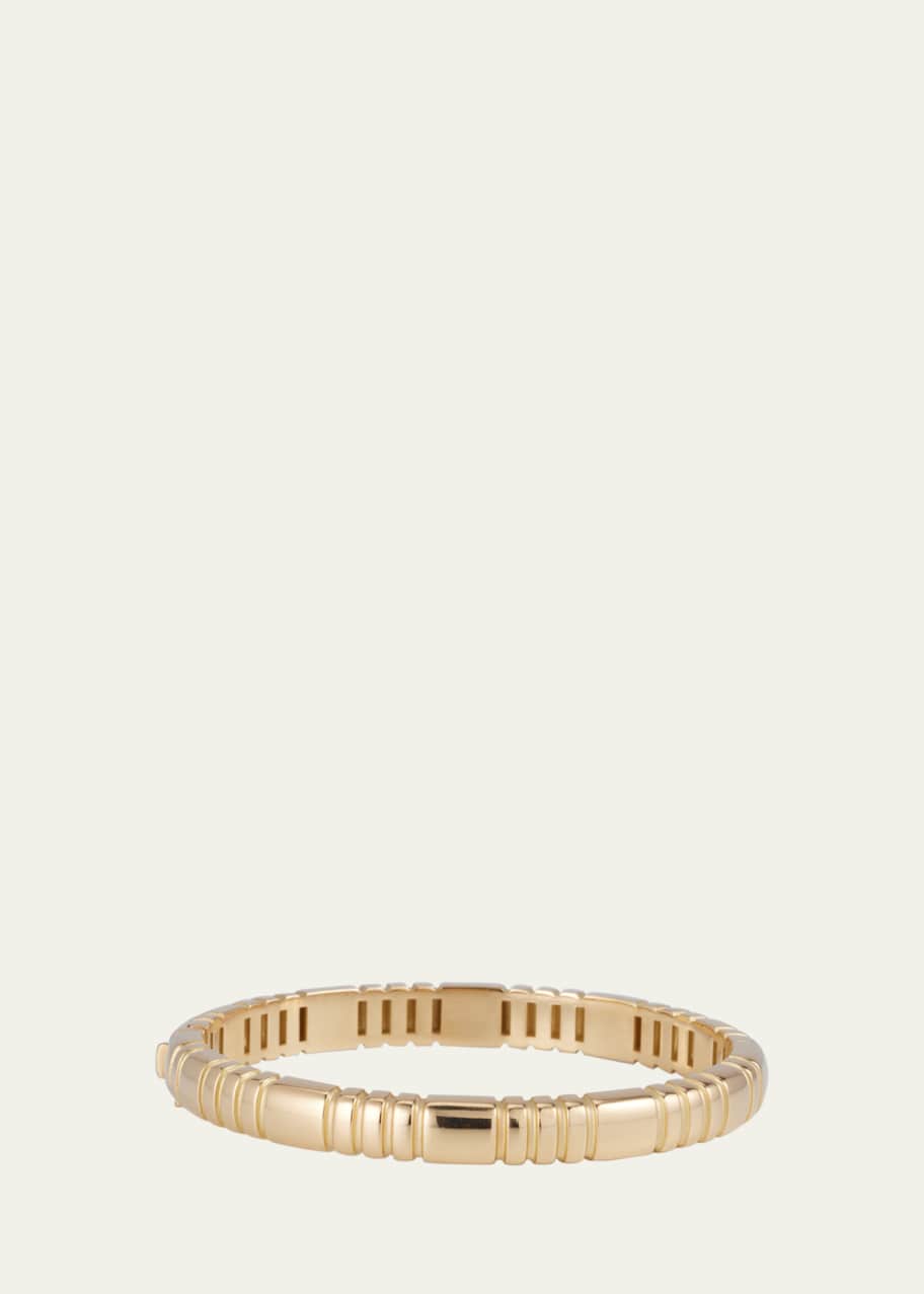 Image 1 of 1: Orla Ridged Bangle Bracelet