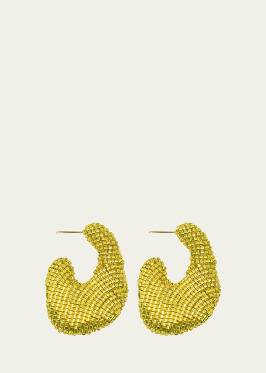 Image 1 of 1: Aria Earrings in Lemon, 1.7"L