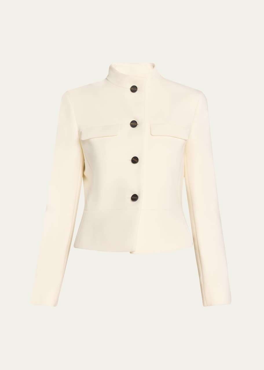 く*ん様 最高級✨白タグ Max Mara バージンウール100% ジャケット Max Mara Album Wool Jacket - Bergdorf Goodman