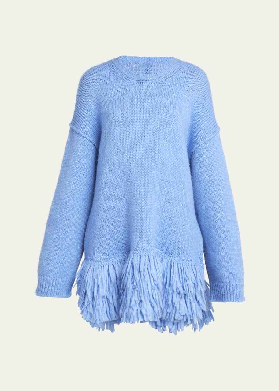 Stella mccartney fringe sweater clearance