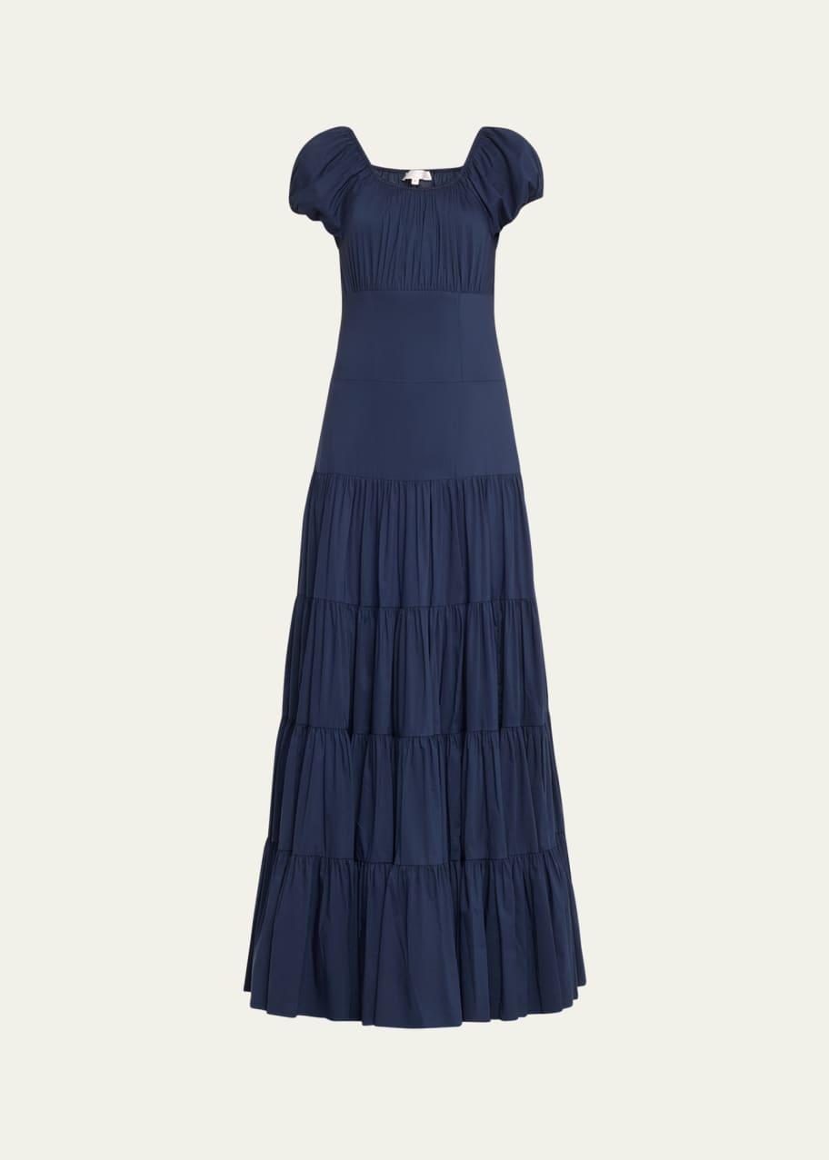 Image 1 of 1: Larissa Off-Shoulder Tiered Maxi Dress