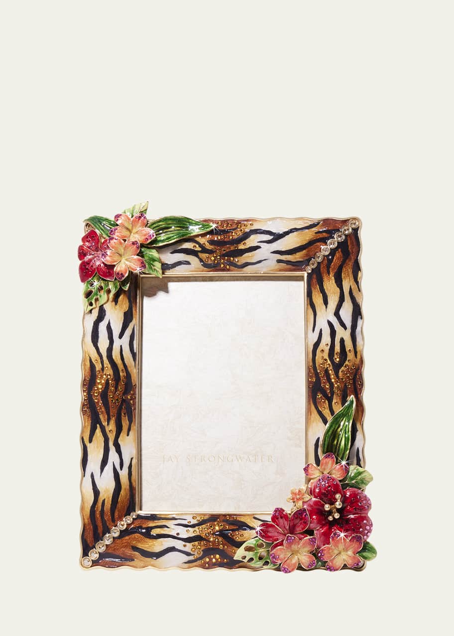 Image 1 of 1: Tropical Flower Frame, 5" x 7"