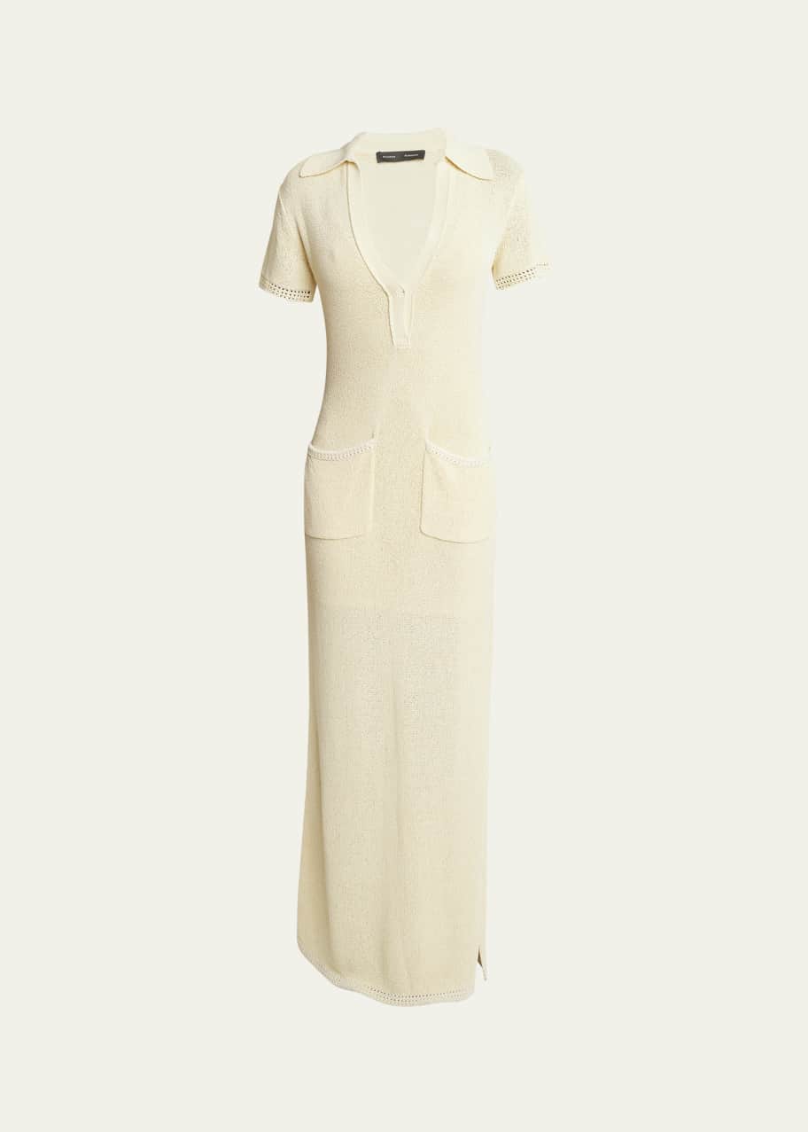 Proenza Schouler Auden Textured Knit Maxi Dress - Bergdorf Goodman