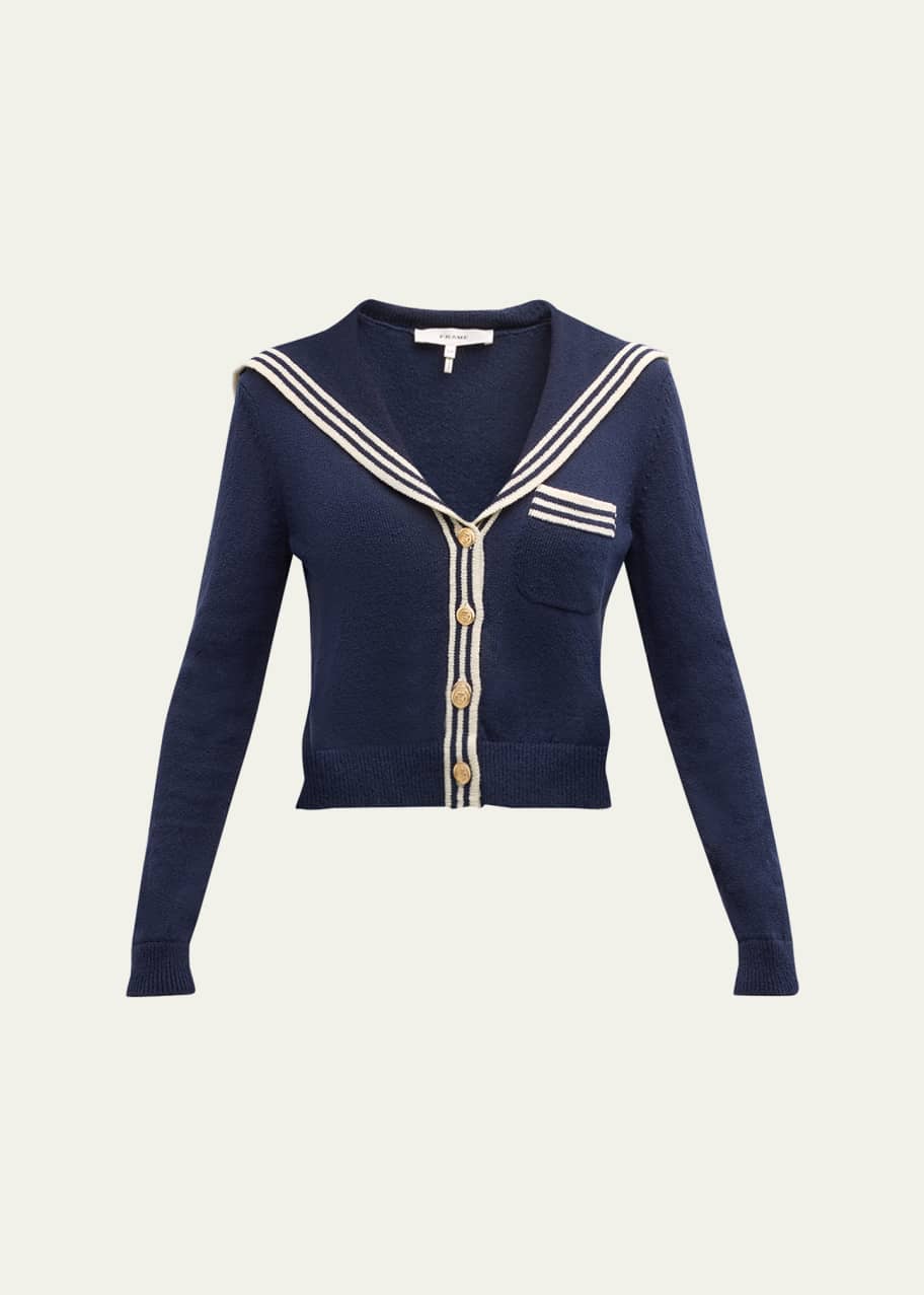 FRAME Knit Sailor Cardigan - Bergdorf Goodman