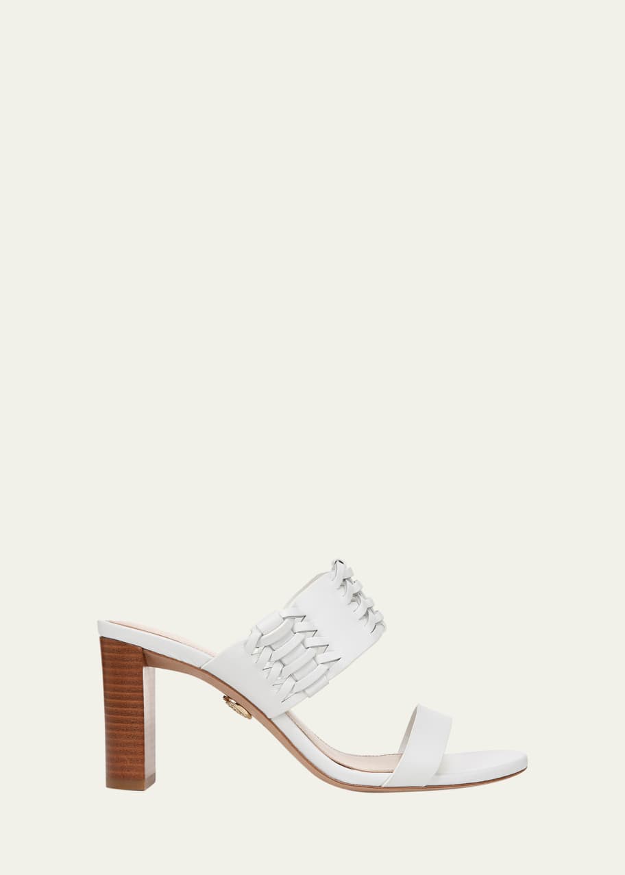 Image 1 of 1: Georgie Woven Dual-Band Slide Sandals