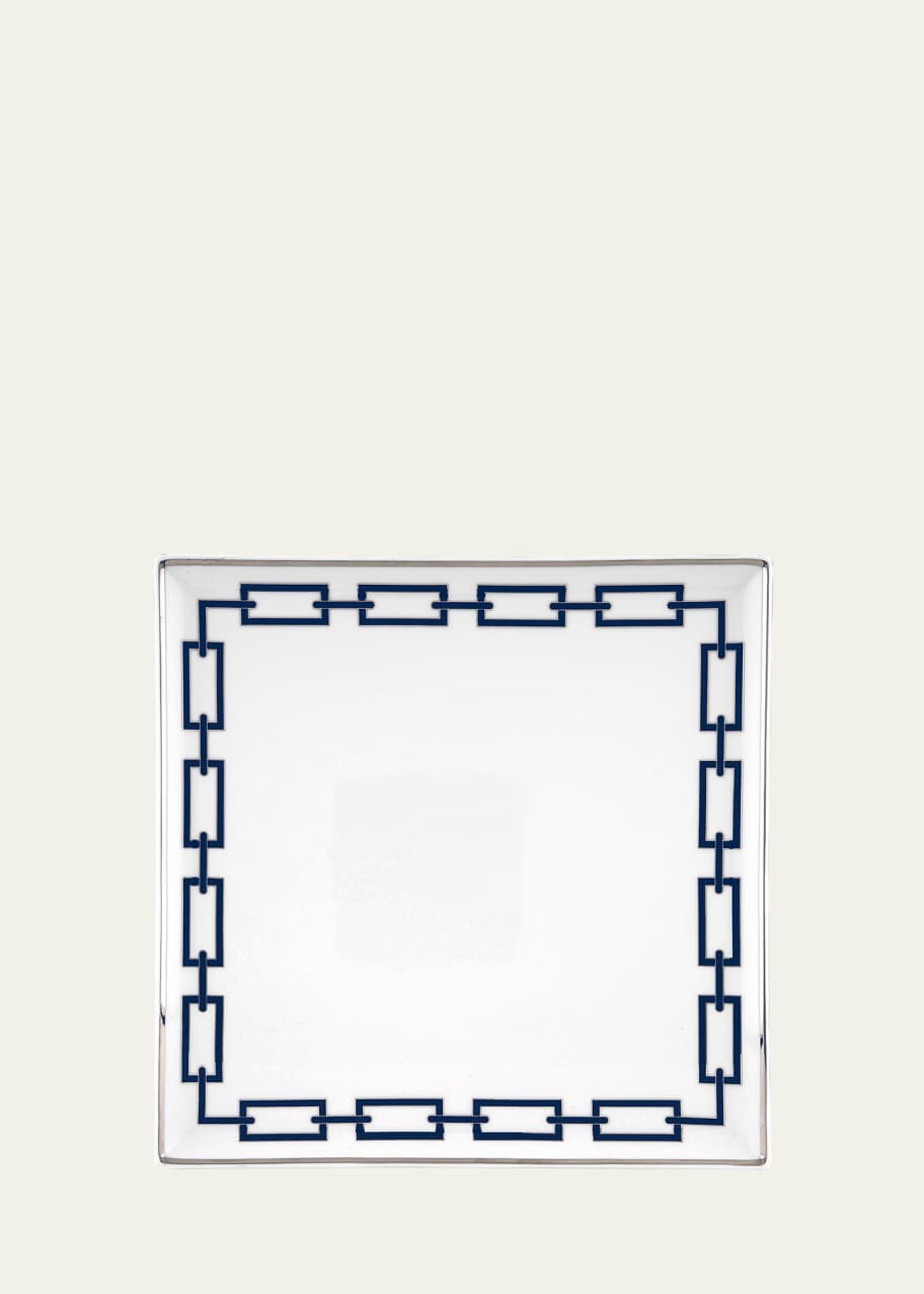 Image 1 of 1: Catene Blue Squared Plate