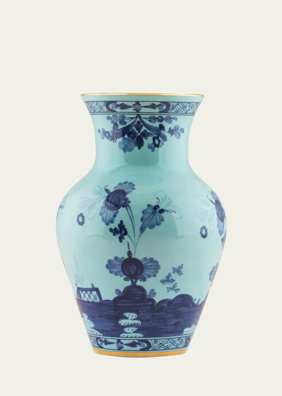 Image 1 of 1: Oriente Italiano Ming Vase, Iris