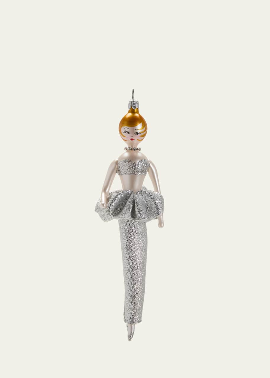 De Carlini Silver Lady Christmas Ornament - Bergdorf Goodman