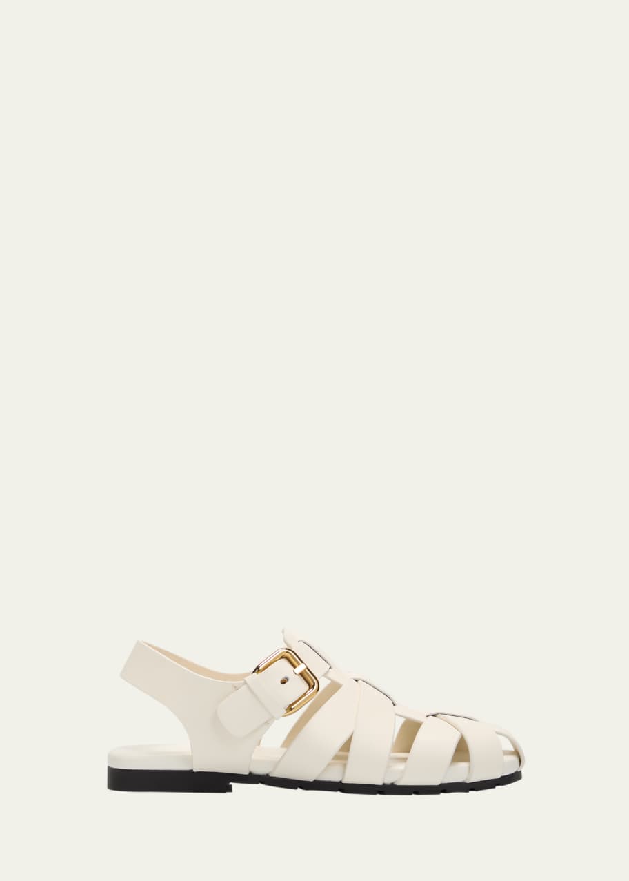 Bottega Veneta Alfie Leather Fisherman Sandals - Bergdorf