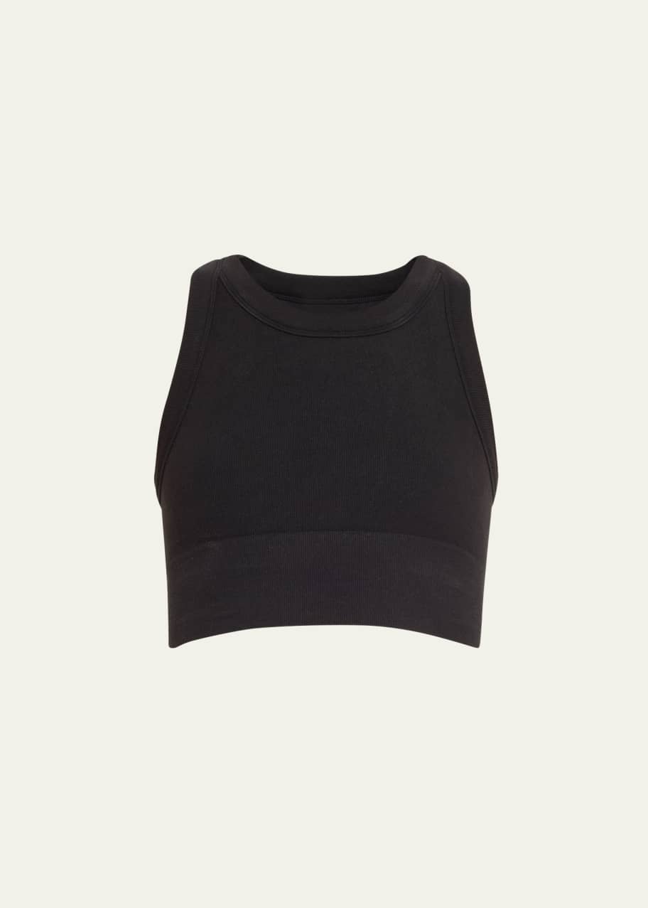 Alo Yoga Seamless Delight High-Neck Sports Bra - Bergdorf