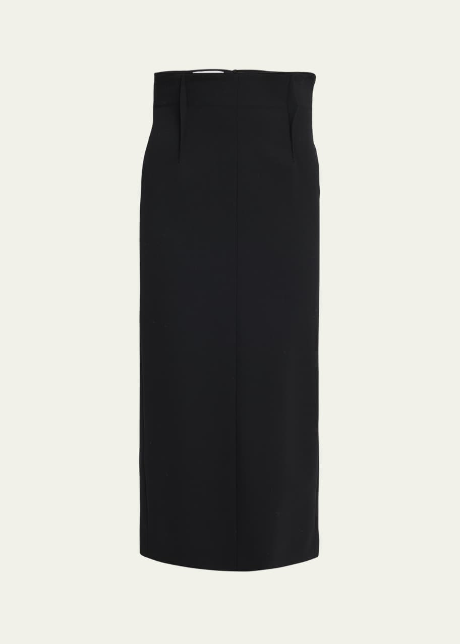 Image 1 of 1: Greta Wool Midi Skirt