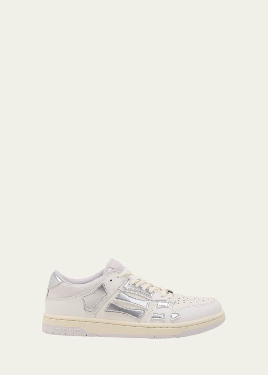 Image 1 of 1: Skel Metallic Bicolor Low-Top Sneakers