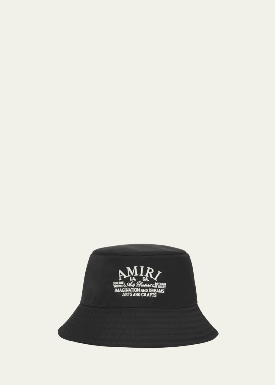 Amiri Men's Embroidered Arts District Bucket Hat - Bergdorf Goodman