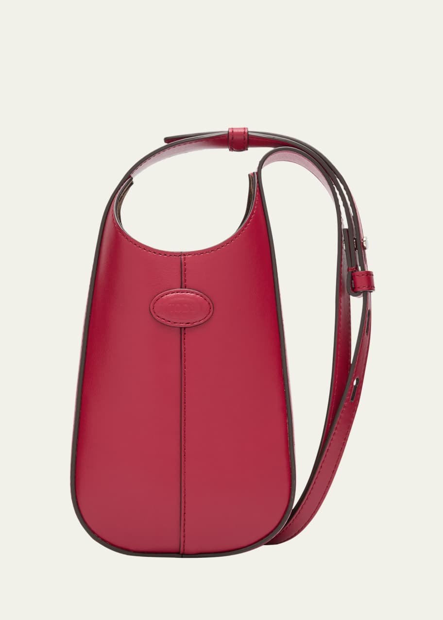Image 1 of 1: Calf Leather Crossbody Bag