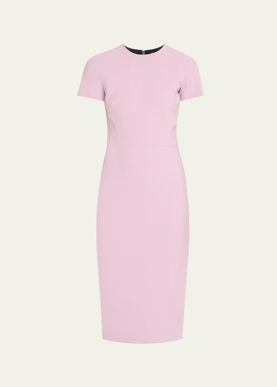 Image 1 of 1: T-Shirt Sheath Dress with Back Zipper