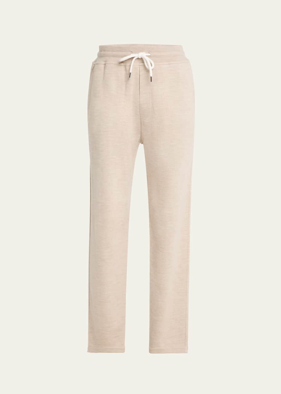 Image 1 of 1: Men's Cashmere and Silk Travel Sweatpants