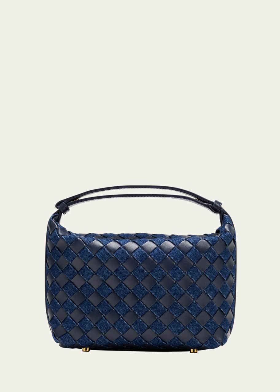 Bottega Veneta Mini Wallace Denim Top-Handle Bag - Bergdorf