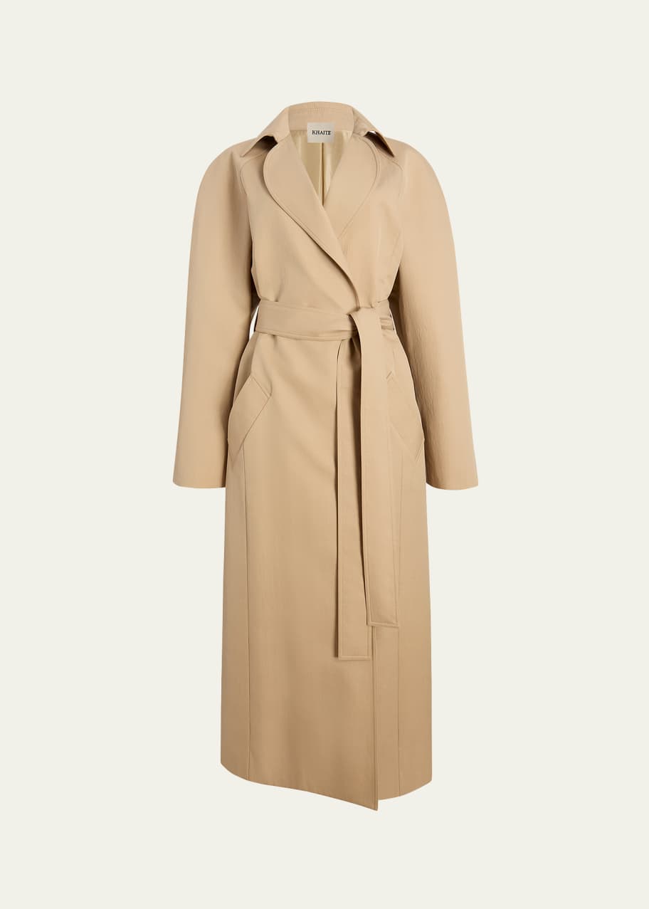 Image 1 of 1: Roth Belted Long Trench Coat
