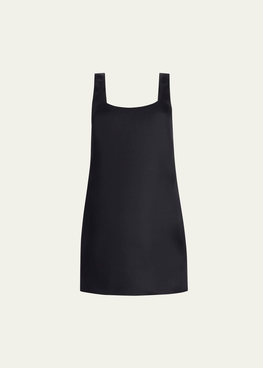 Image 1 of 1: Pranta Backless Mini Silk Dress