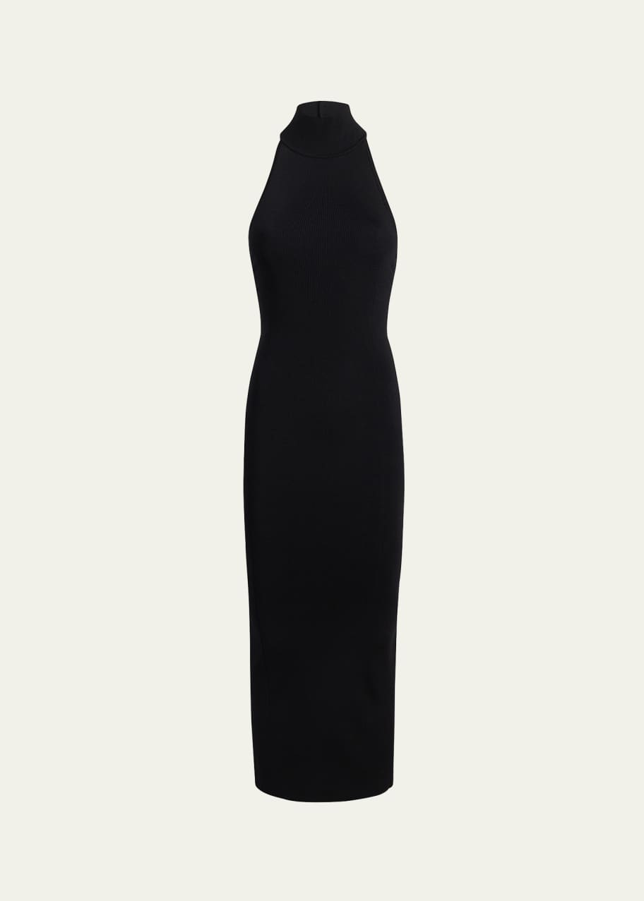 Image 1 of 1: Suzanne Knit Halter Midi Dress