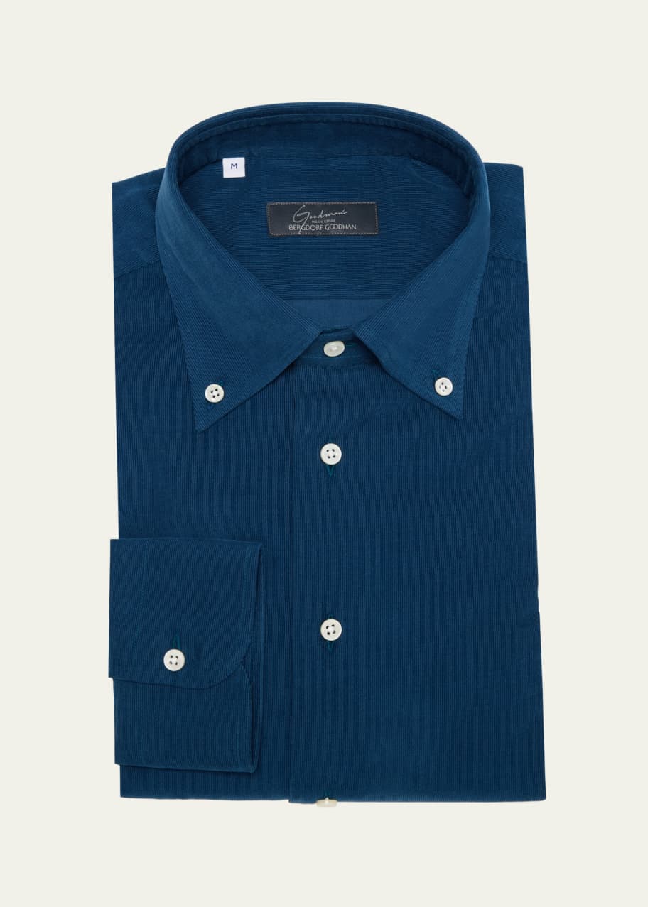 Image 1 of 1: Men's Micro-Corduroy Overshirt