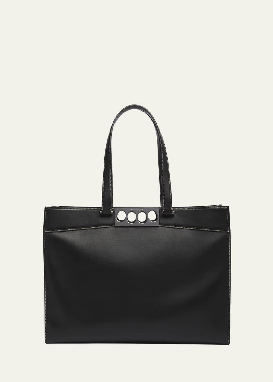 Image 1 of 1: Men's The Grip East-West Leather Tote Bag