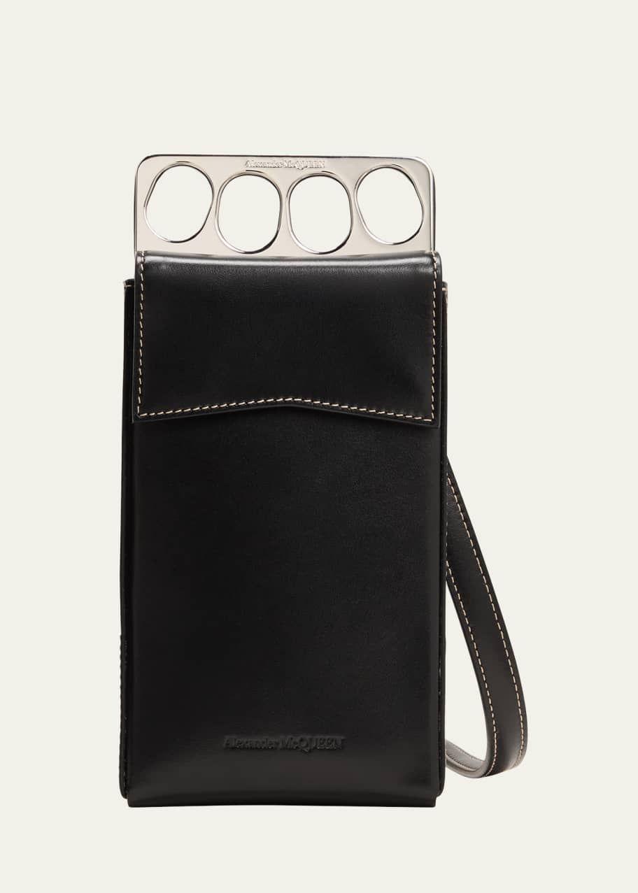 Image 1 of 1: Men's The Grip Leather Phone Case