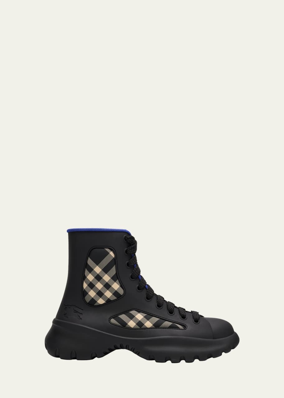 Men s Boulder Rubber Lace Up Boots