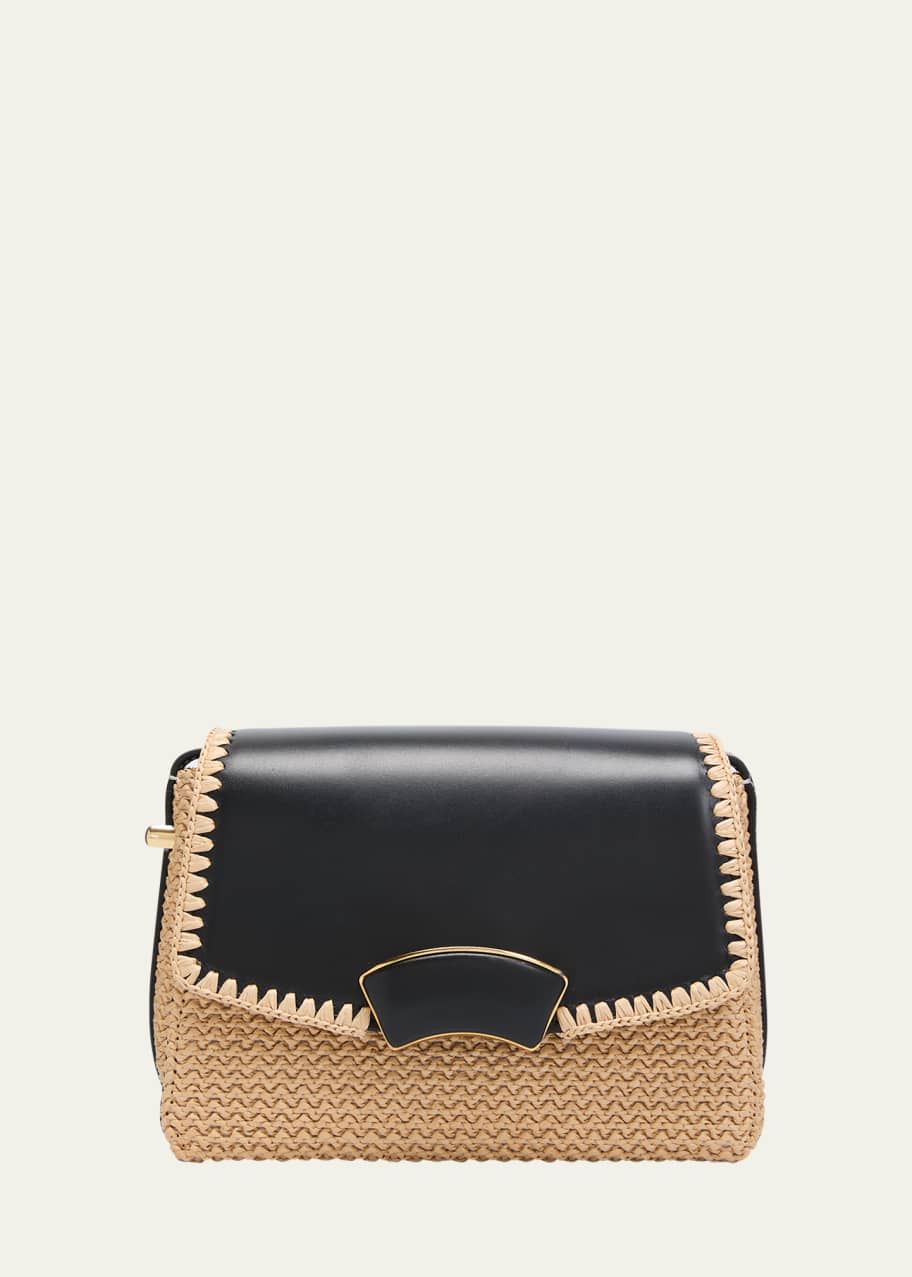 3.1 Phillip Lim ID Flap Raffia Shoulder Bag - Bergdorf Goodman