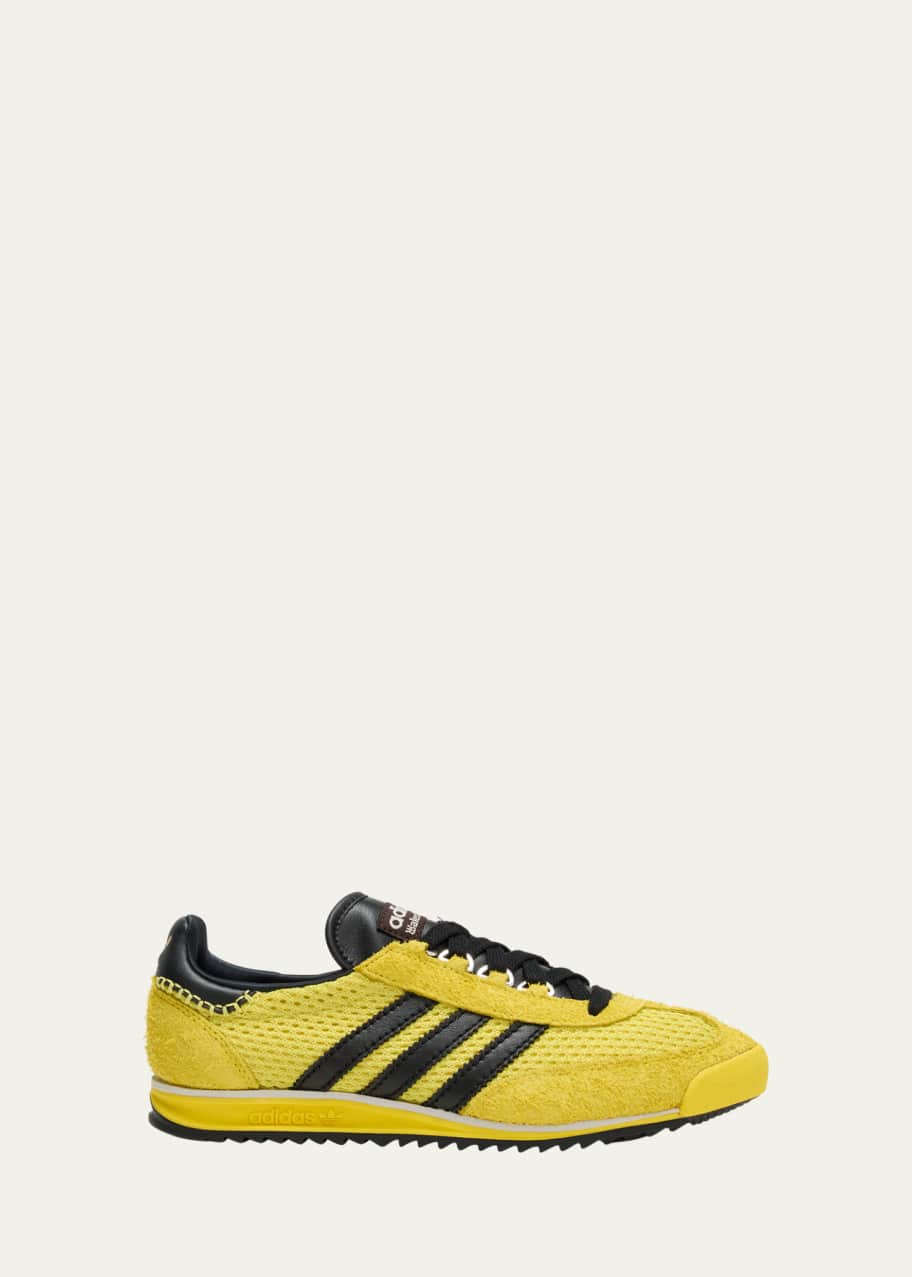 Image 1 of 1: x Adidas SL76 Mesh Suede Sneakers