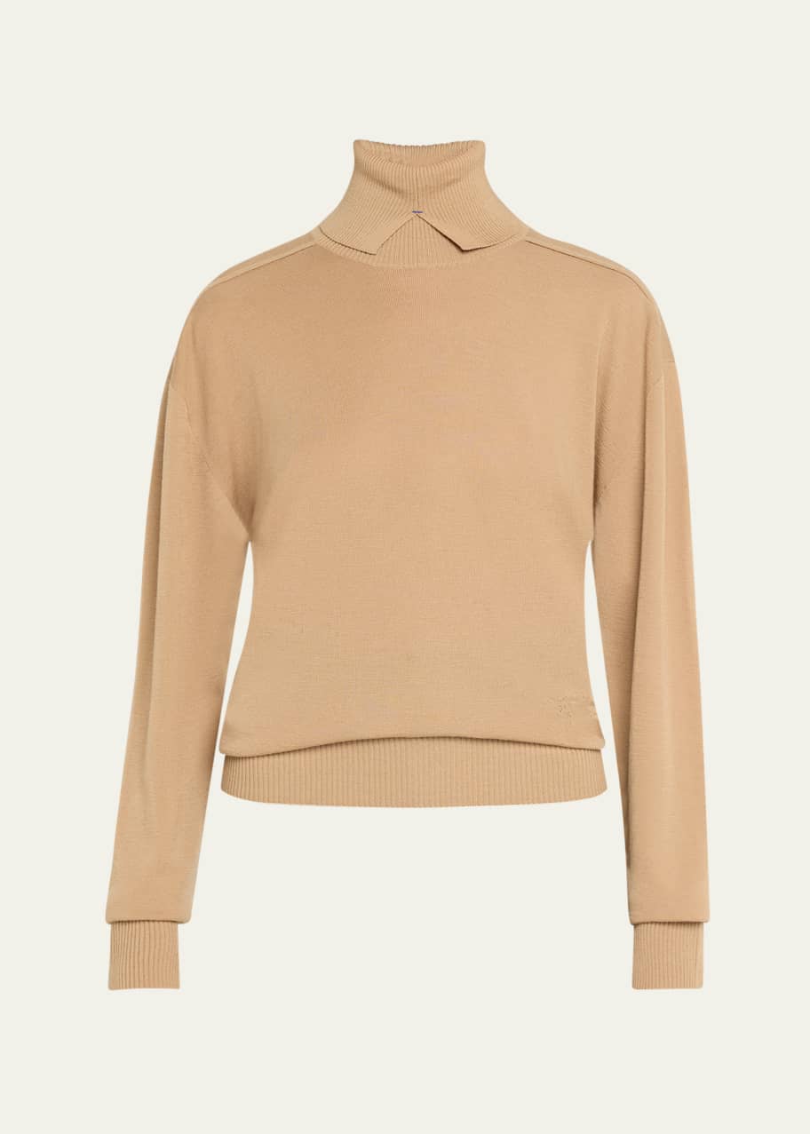 Image 1 of 1: Wool Turtleneck Sweater