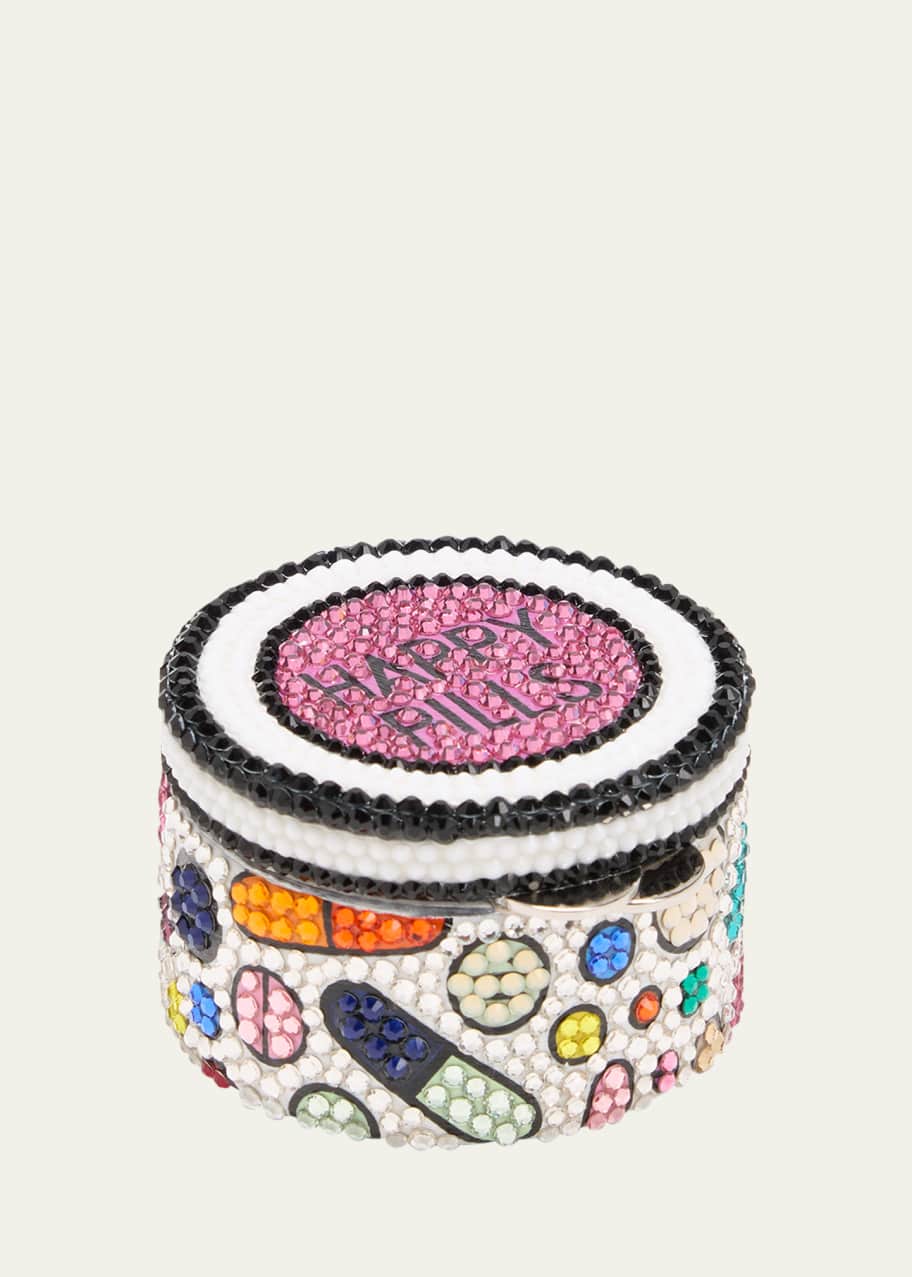 Image 1 of 1: Happy Pills Crystal Pillbox