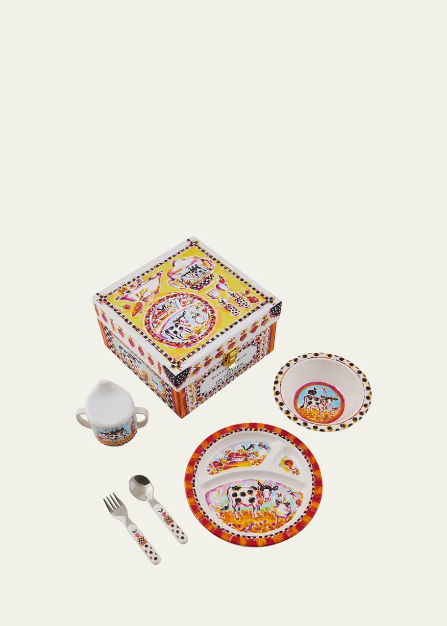 Image 1 of 1: Toddler's On the Farm Dinnerware Set