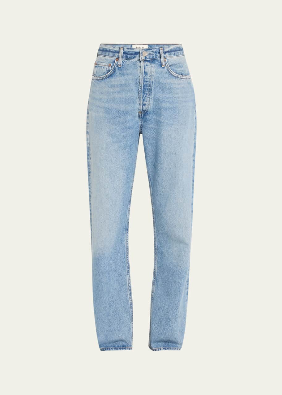 90s Pinch Waist High-Rise Straight Jeans