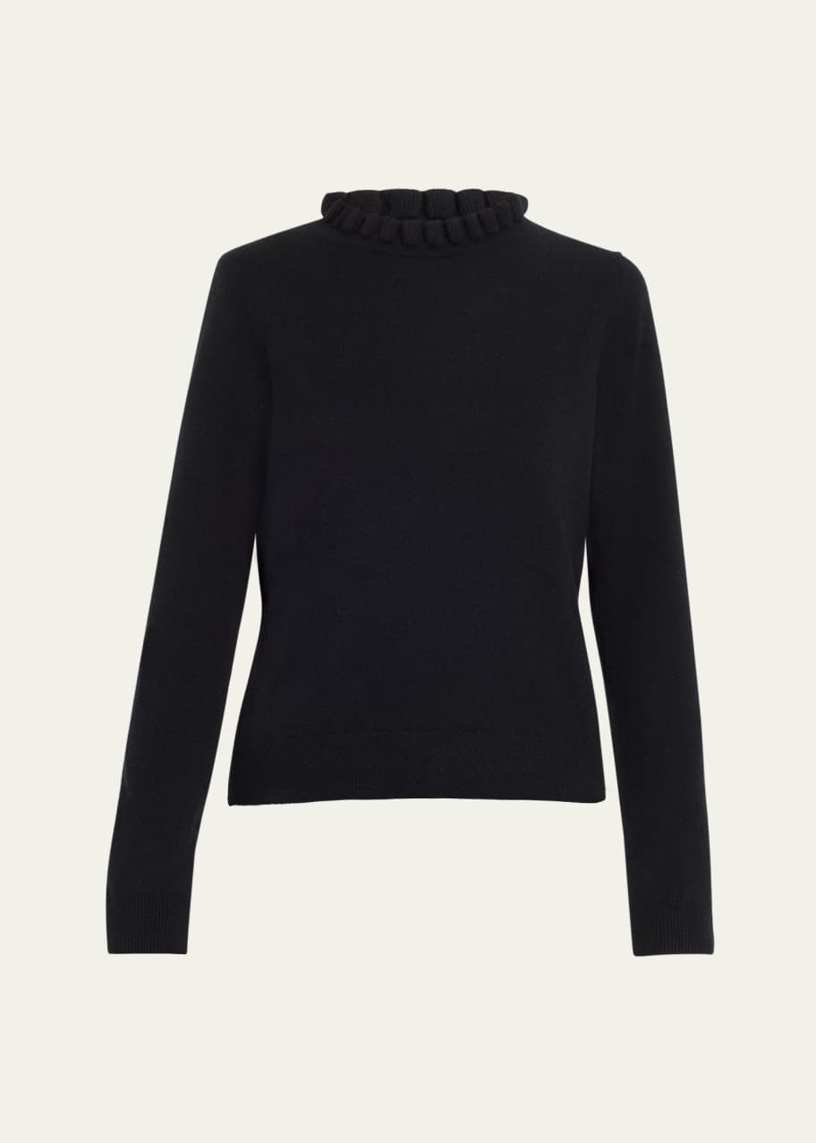 Image 1 of 1: Circo Ruffle-Neck Cashmere Sweater