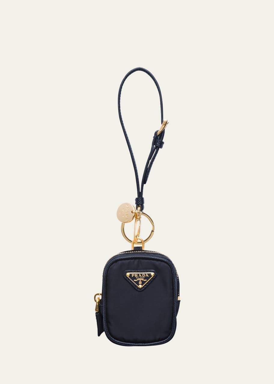 Prada lasix pouch keychain