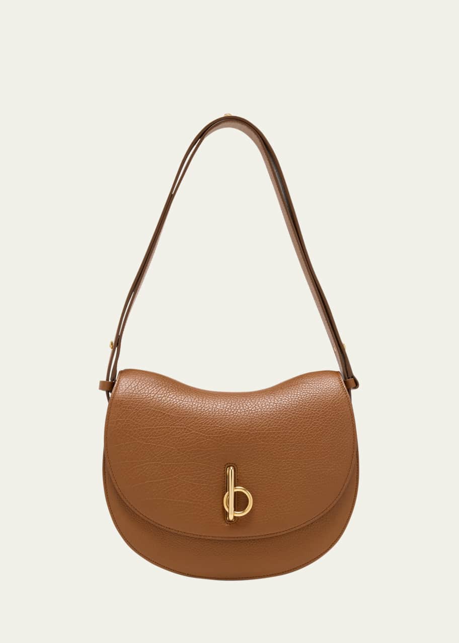 Image 1 of 1: Rocking Horse Leather Saddle Crossbody Bag
