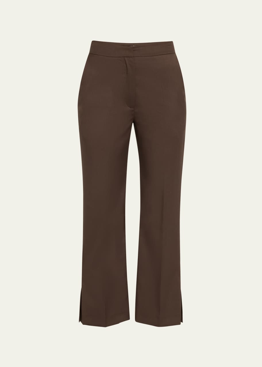 Image 1 of 1: Dorkas Tailored Wool Bootcut Pants
