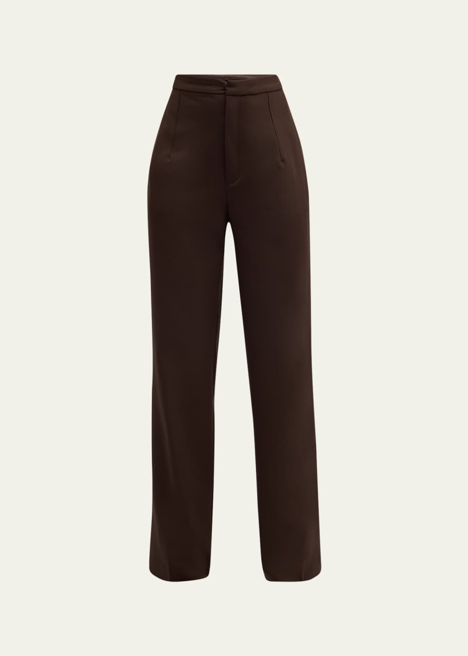 Image 1 of 1: Vys Straight-Leg Wool Pants