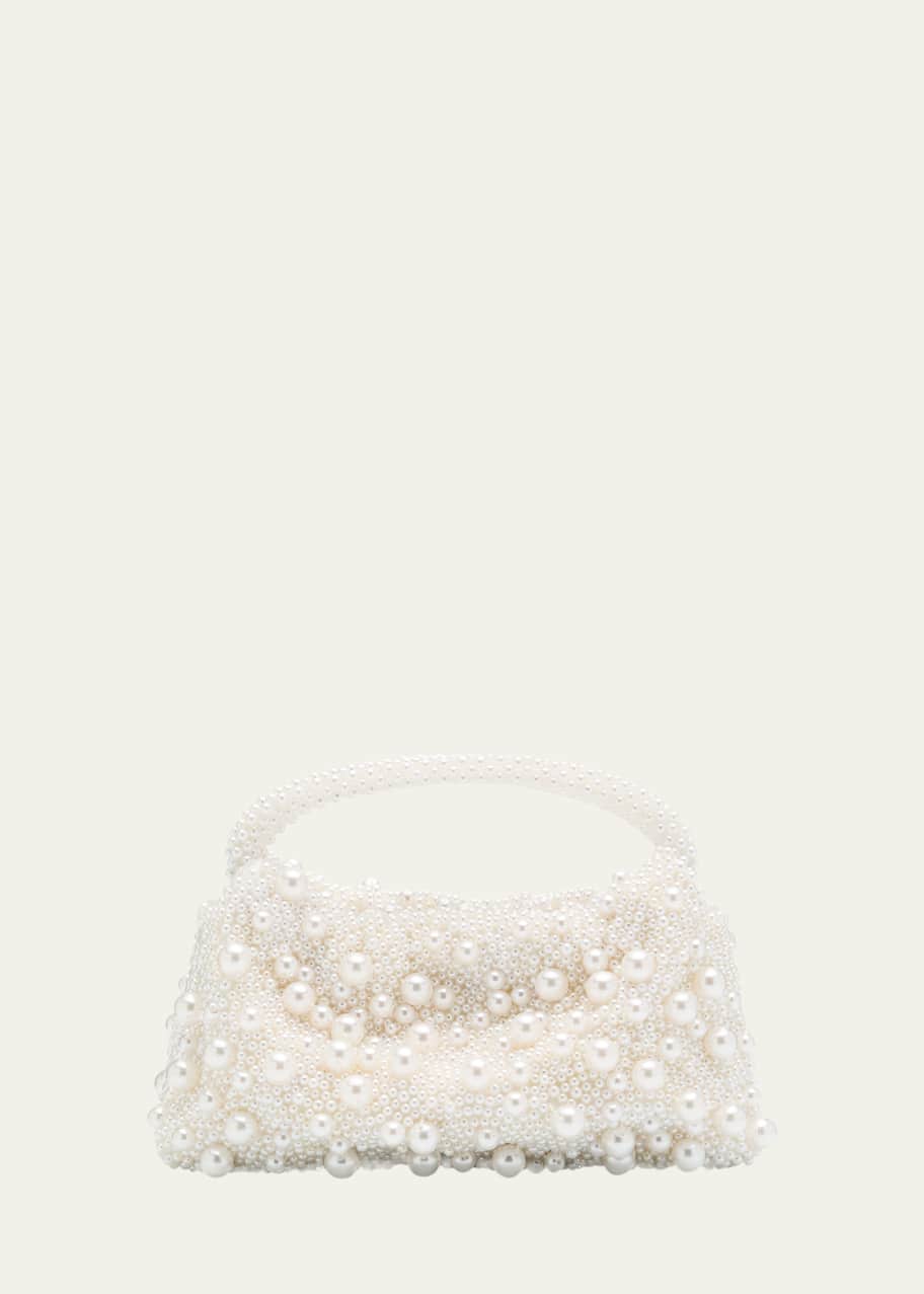 Image 1 of 1: Ellerie Mini Pearly Top-Handle Bag
