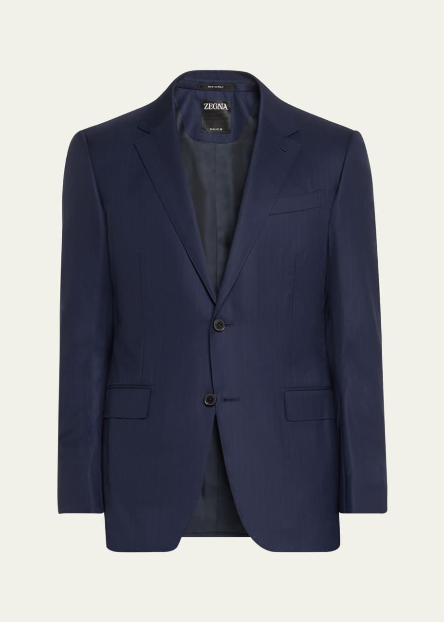 Image 1 of 1: Men's 15milmil15 Herringbone Suit