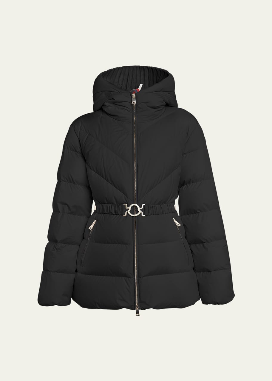 Image 1 of 1: Brosse Belted Puffer Jacket