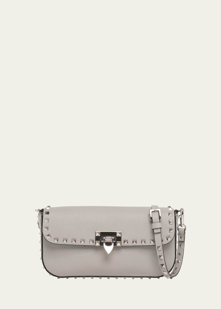 Image 1 of 1: Rockstud Medium Calfskin Crossbody Bag